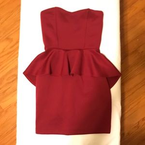 Strapless dress, size xs